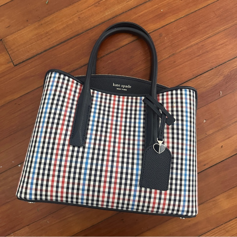 Kate Spade Margaux Plaid Satchel Handbag